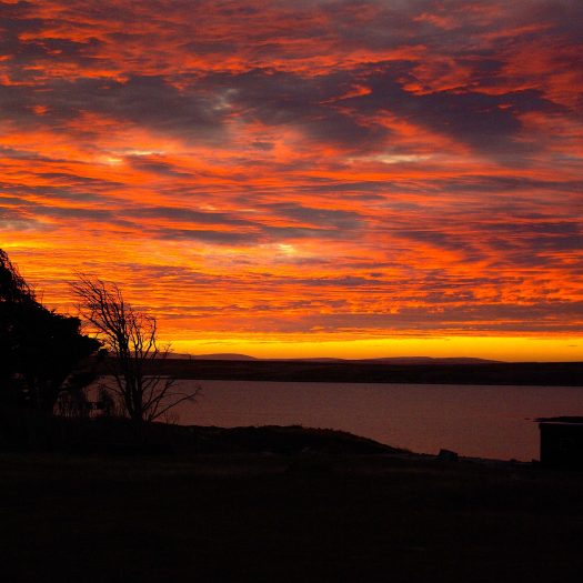 Red sky