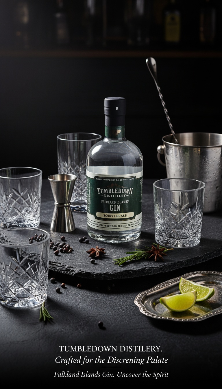 Falkland Islands Gin Tumbledown Gin