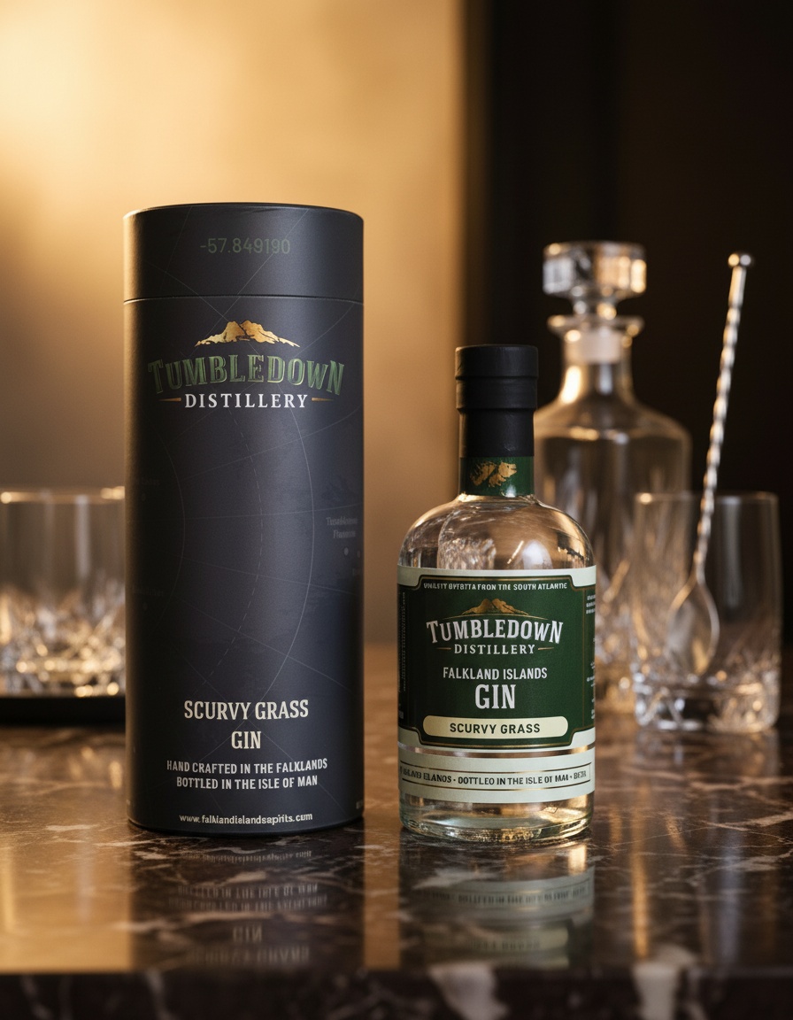 Tumbledown Gin Falkland Islands Gin Luxury Gin