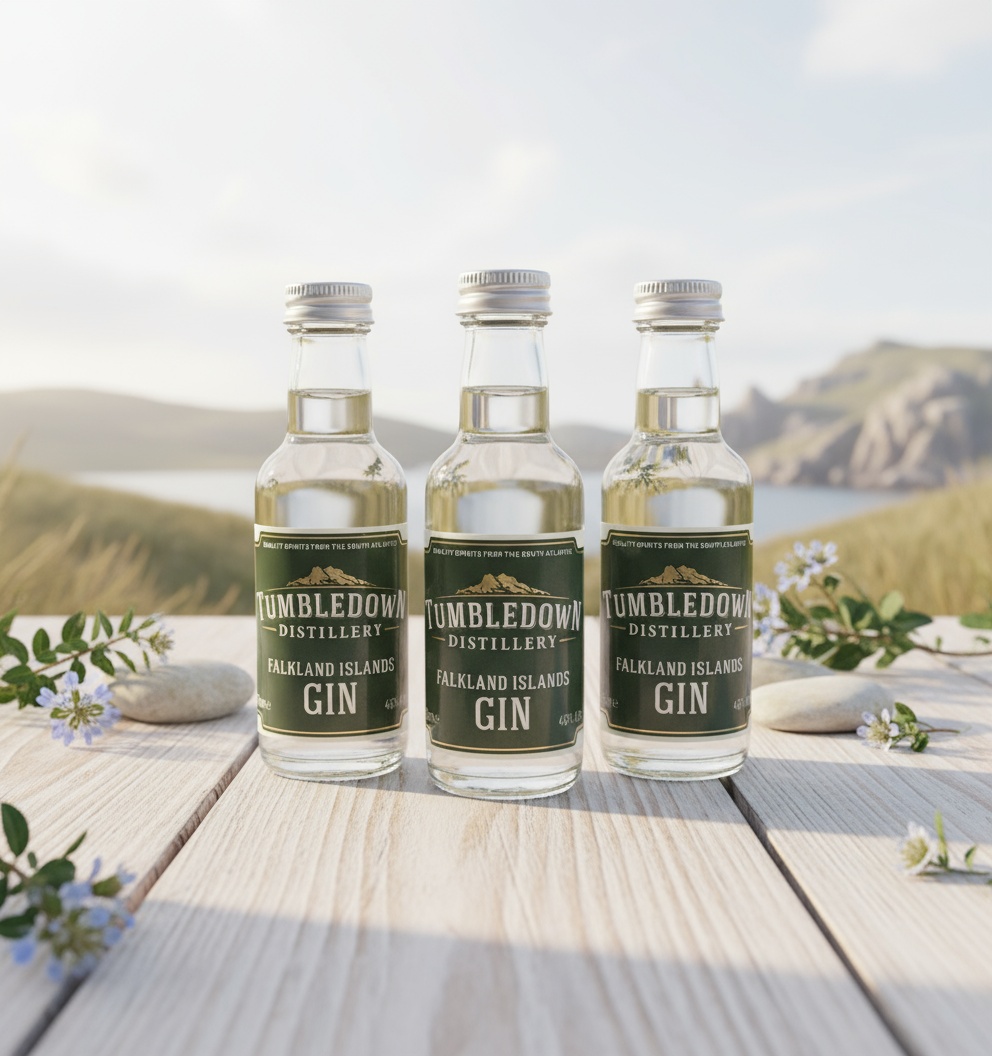 Gin and Chocolate Falkland Islands Gin Tumbledown Gin