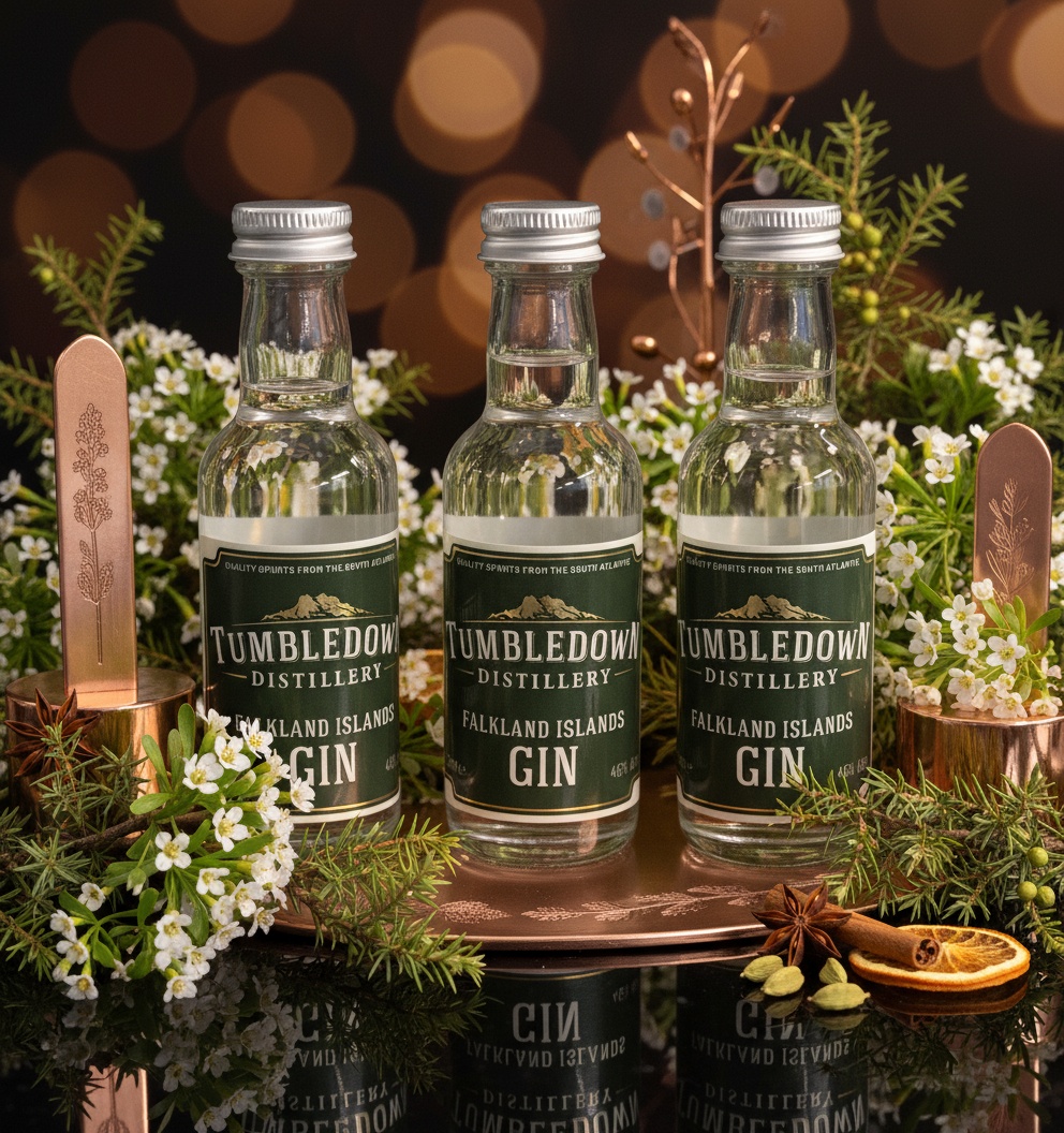 Gin and Chocolate Falkland Islands Gin Tumbledown Gin